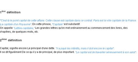 Capital : synonymes et définition.
